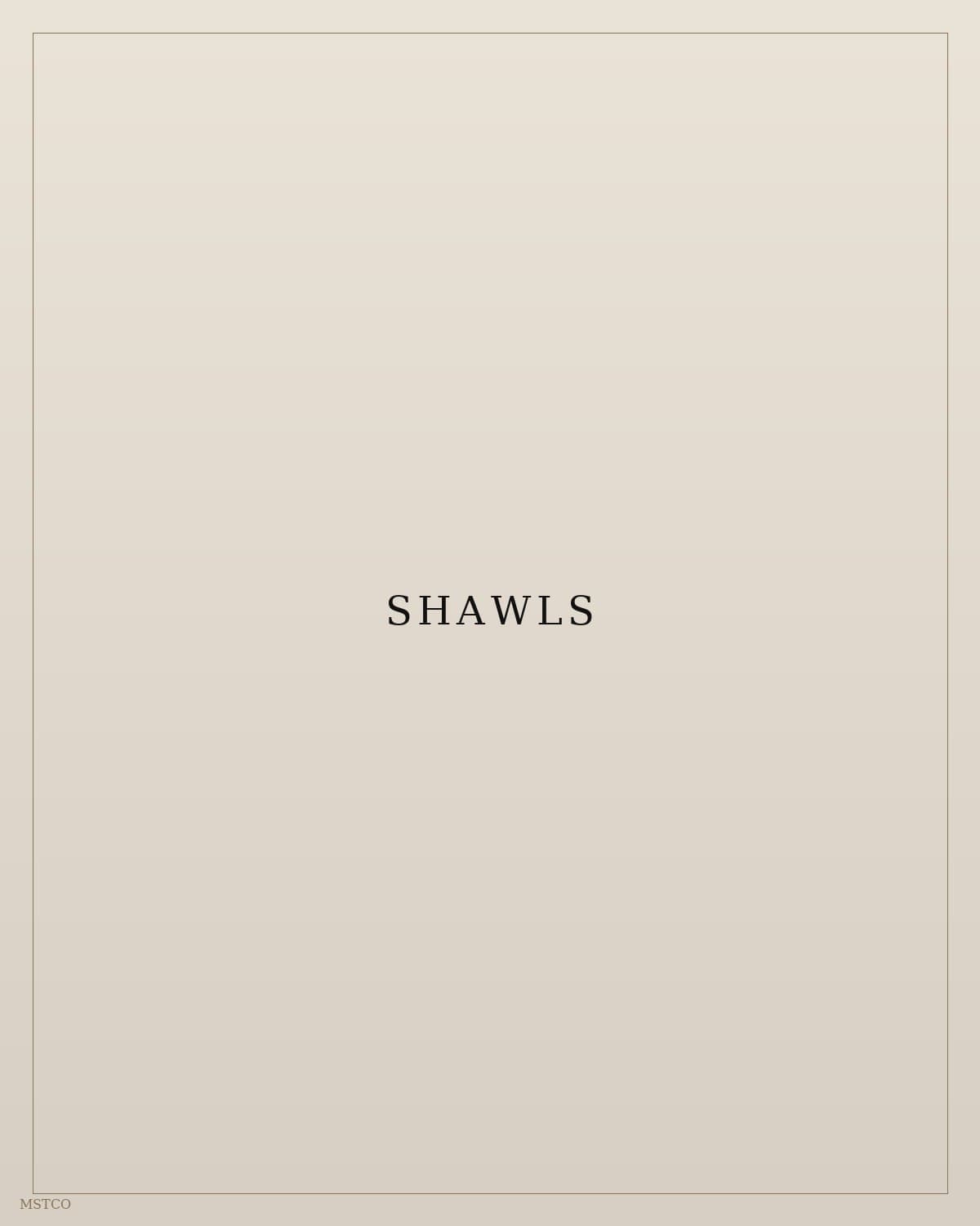 Shawls collection — MSTCO